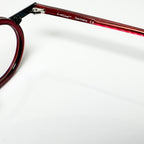 Locco SHAKESPEARE Unisex Eyeglasses Frame in Black/red - Authentic New