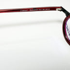 Locco SHAKESPEARE Unisex Eyeglasses Frame in Black/red - Authentic New