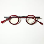 Locco SHAKESPEARE Unisex Eyeglasses Frame in Black/red - Authentic New