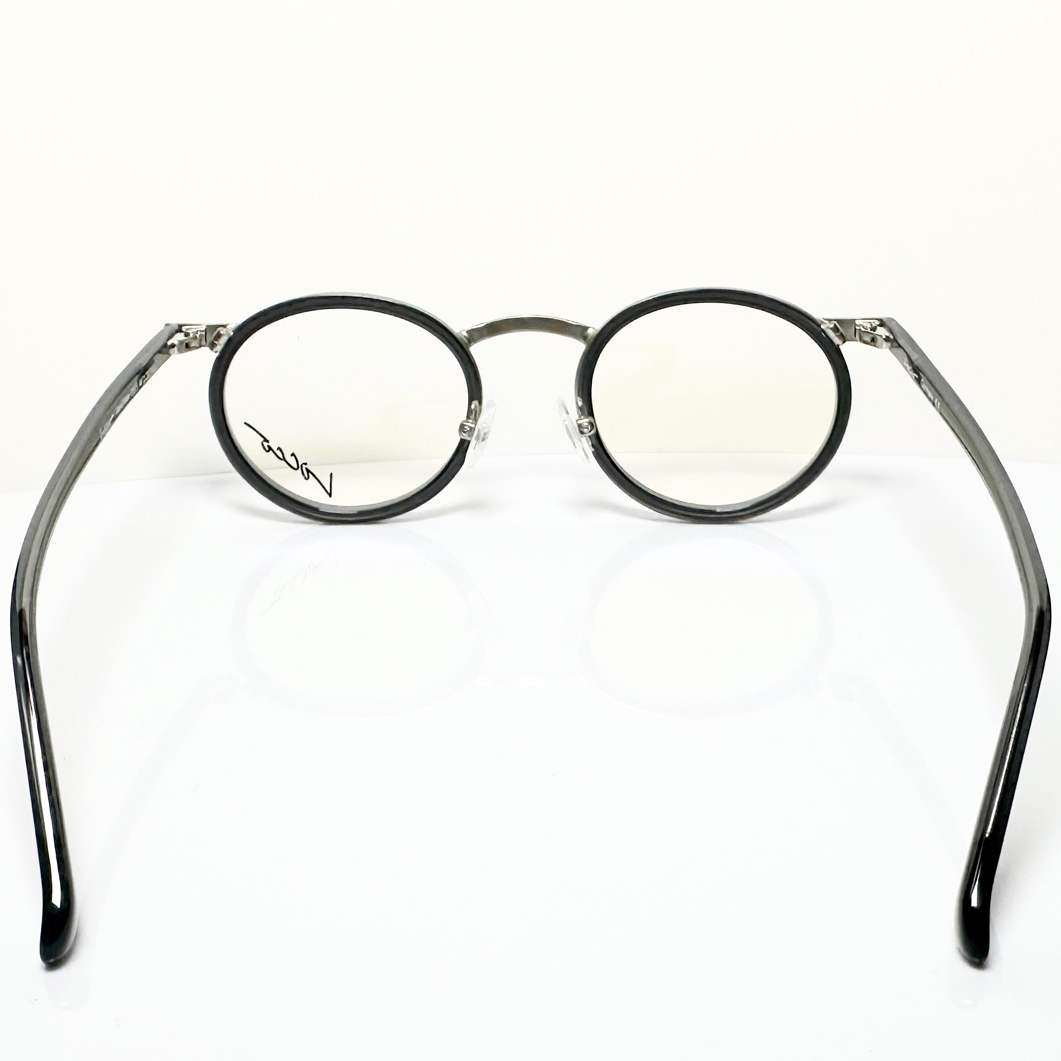 Locco Isle of Man Unisex Eyeglasses Frame in  Matt black/grey - Authentic New