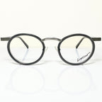Locco Isle of Man Unisex Eyeglasses Frame in  Matt black/grey - Authentic New