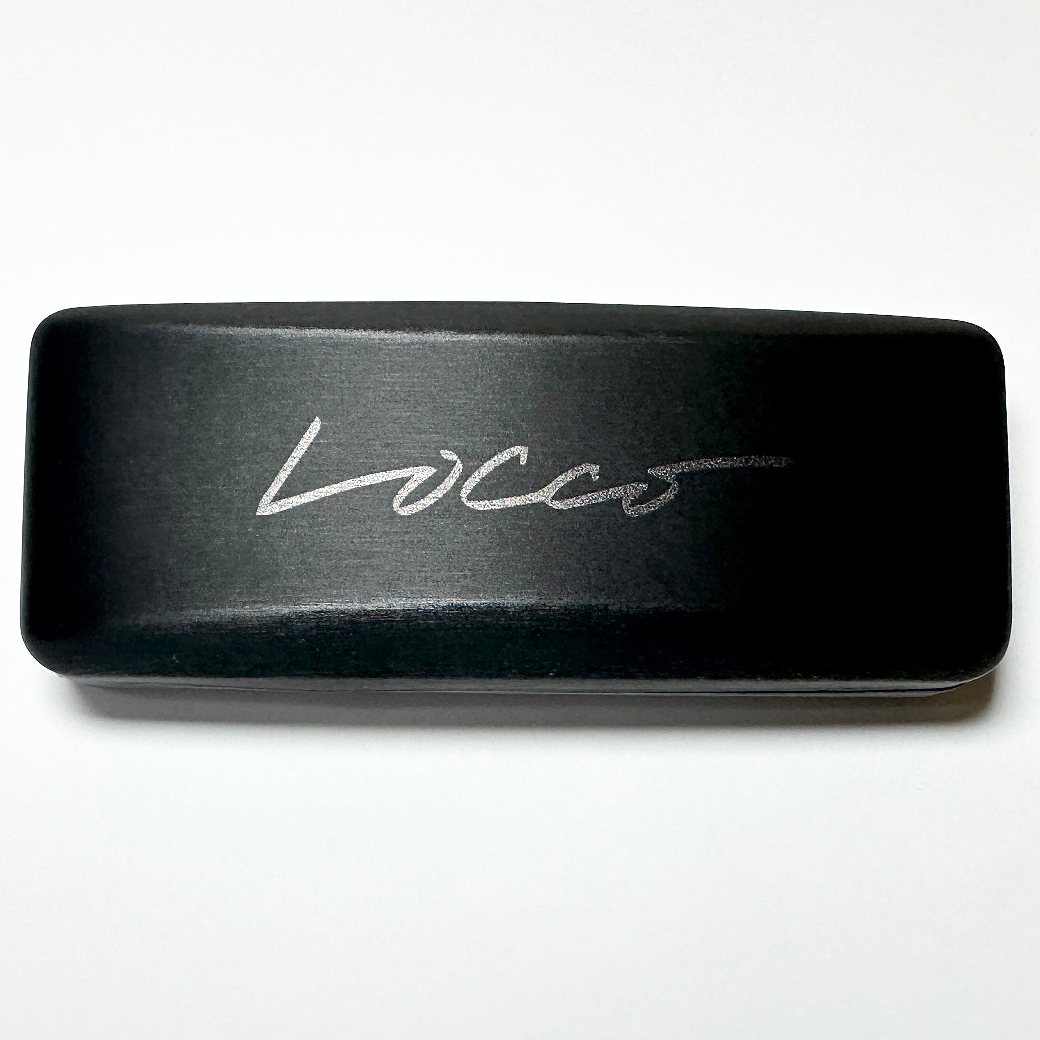 Locco Isle of Man Unisex Eyeglasses Frame in  Matt black/grey - Authentic New