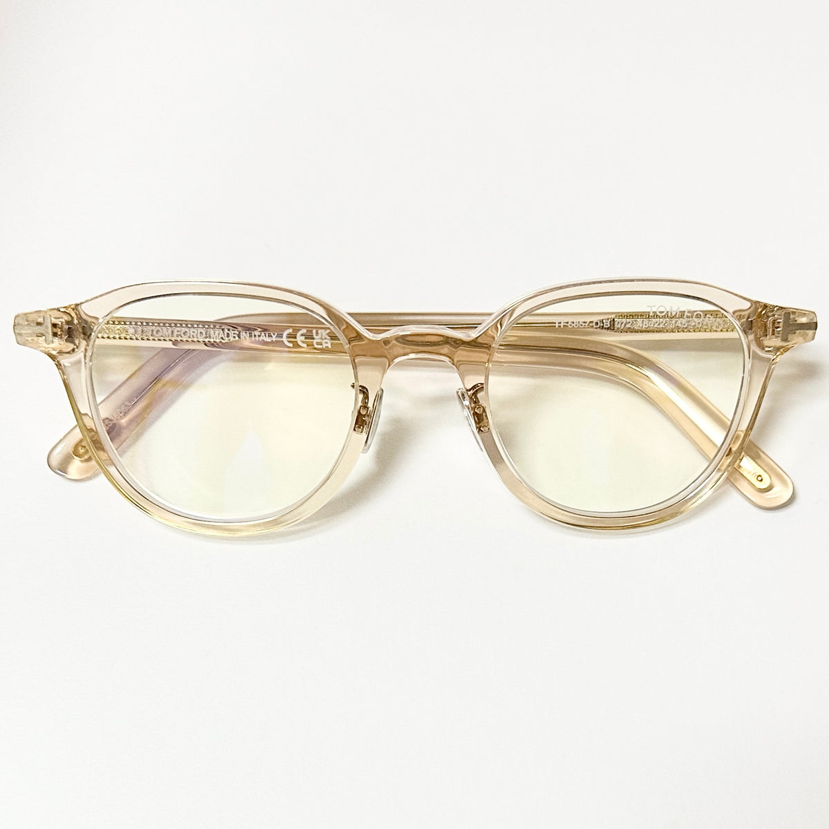TOM FORD TF5857 072 Unisex Eyeglasses Frame NEW Authentic