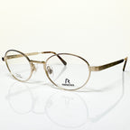 RODENSTOCK R8141 A 47 Gold Plated Eyeglasses Frames in Gold - Authentic New
