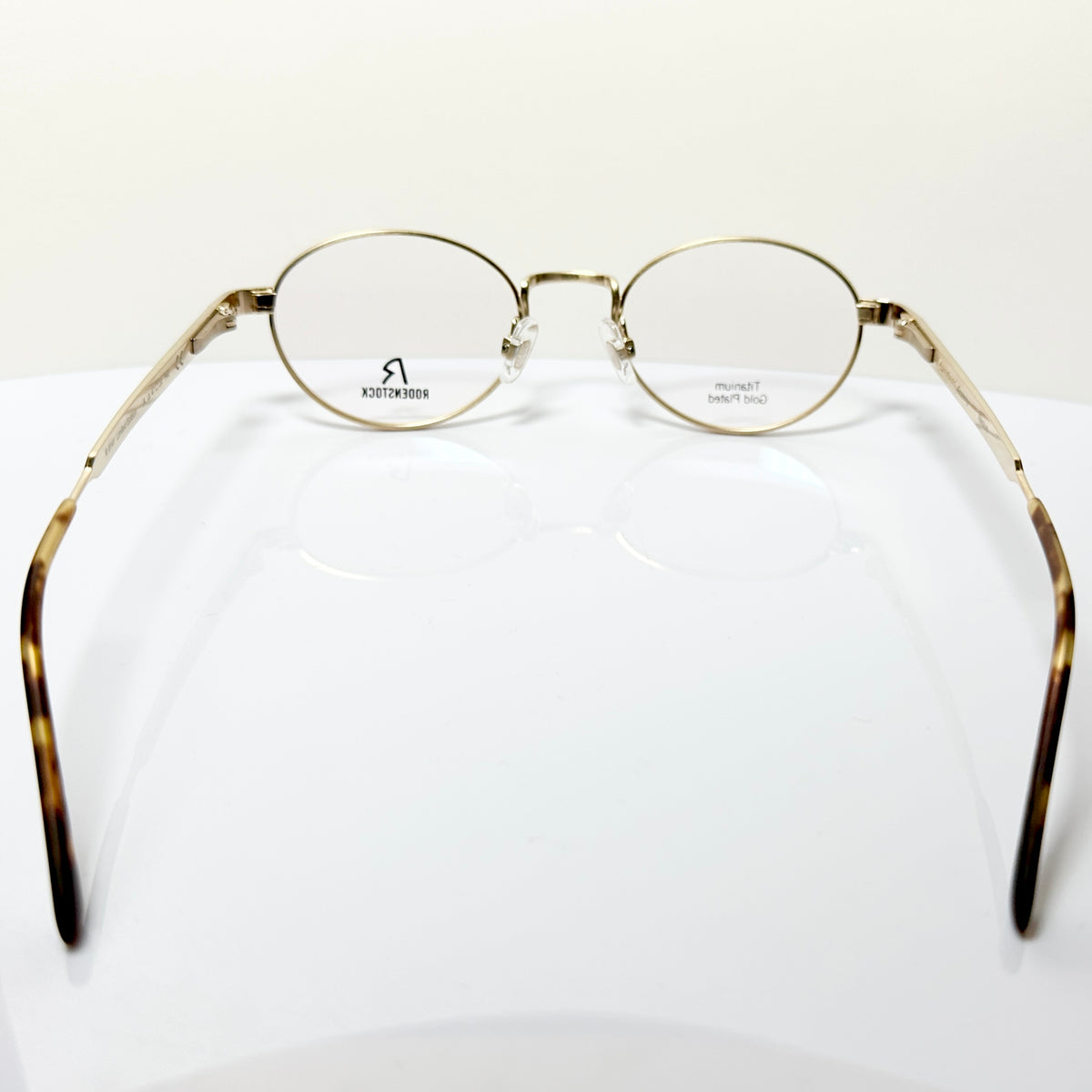 RODENSTOCK R8141 A 47 Gold Plated Eyeglasses Frames in Gold - Authentic New