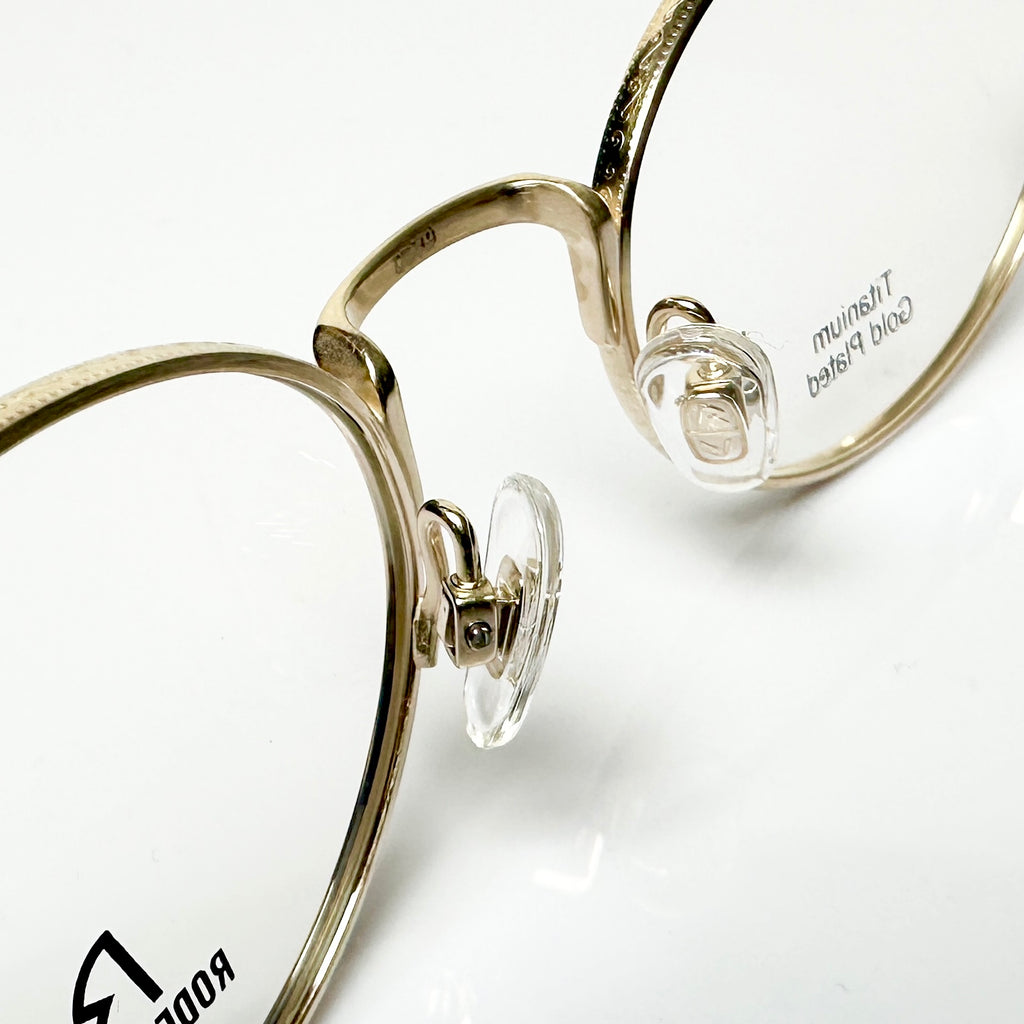 RODENSTOCK R8141 A 47 Gold Plated Eyeglasses Frames in Gold - Authentic New