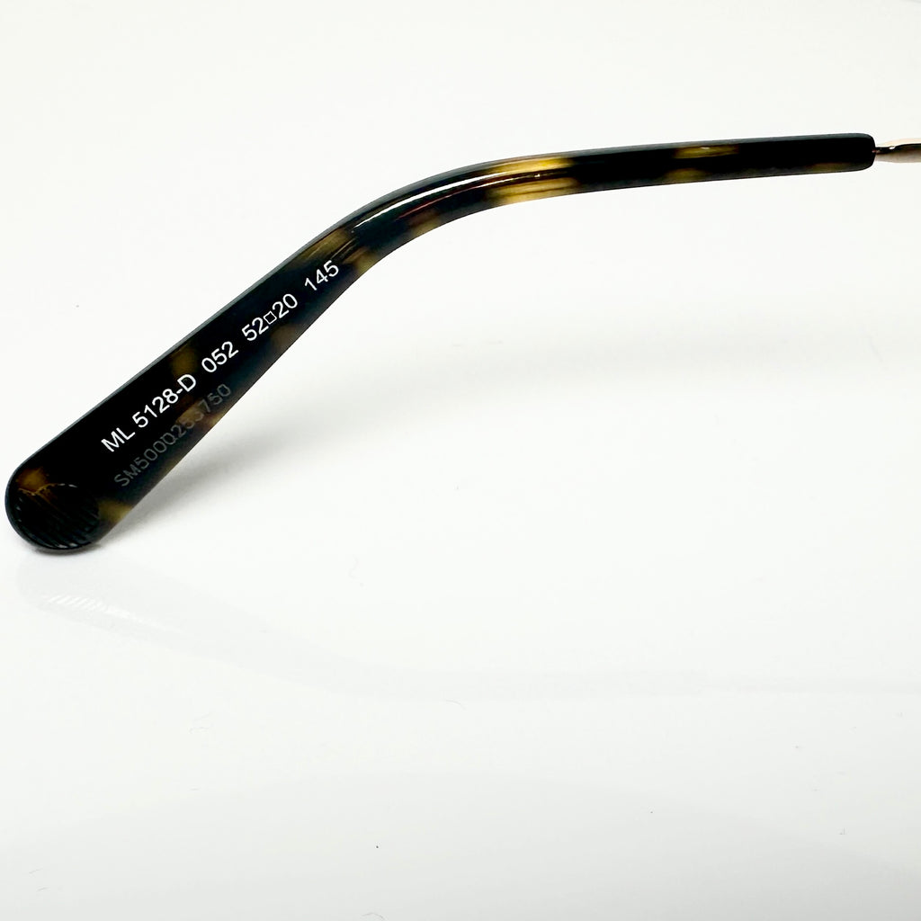 Moncler ML5128 V052 Unisex Eyeglasses Frame in Havana/Gold - Authentic New
