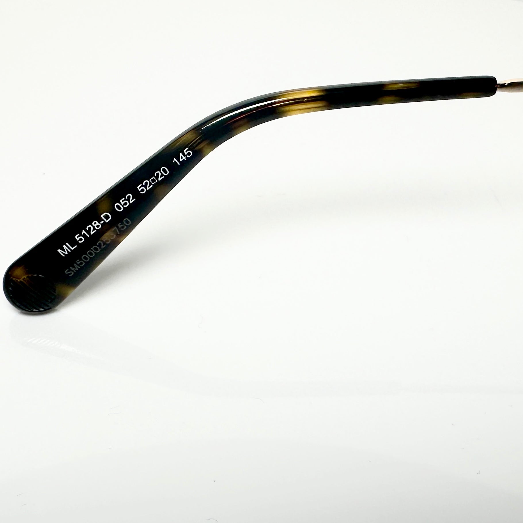 Moncler ML5128 V052 Unisex Eyeglasses Frame in Havana/Gold - Authentic New