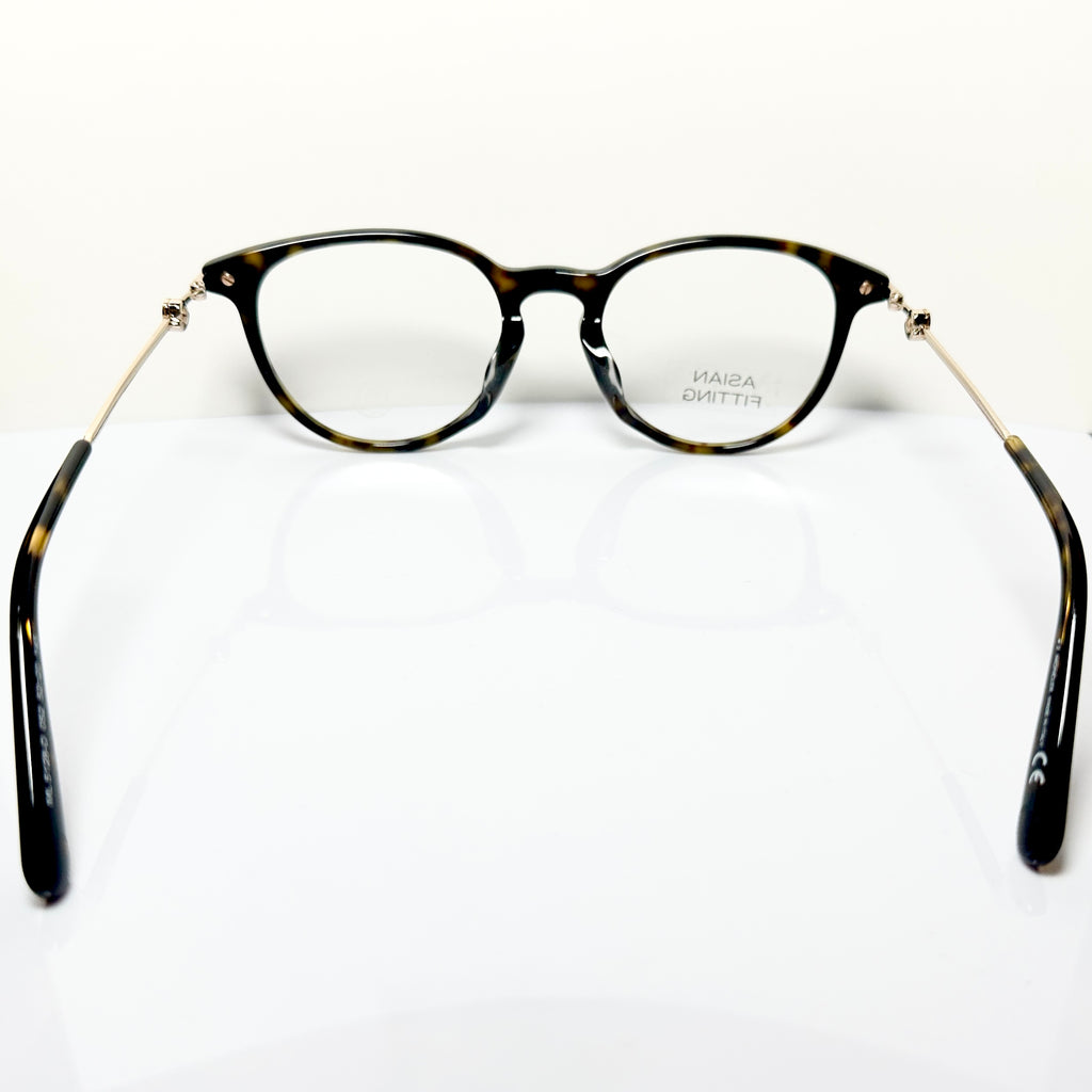 Moncler ML5128 V052 Unisex Eyeglasses Frame in Havana/Gold - Authentic New