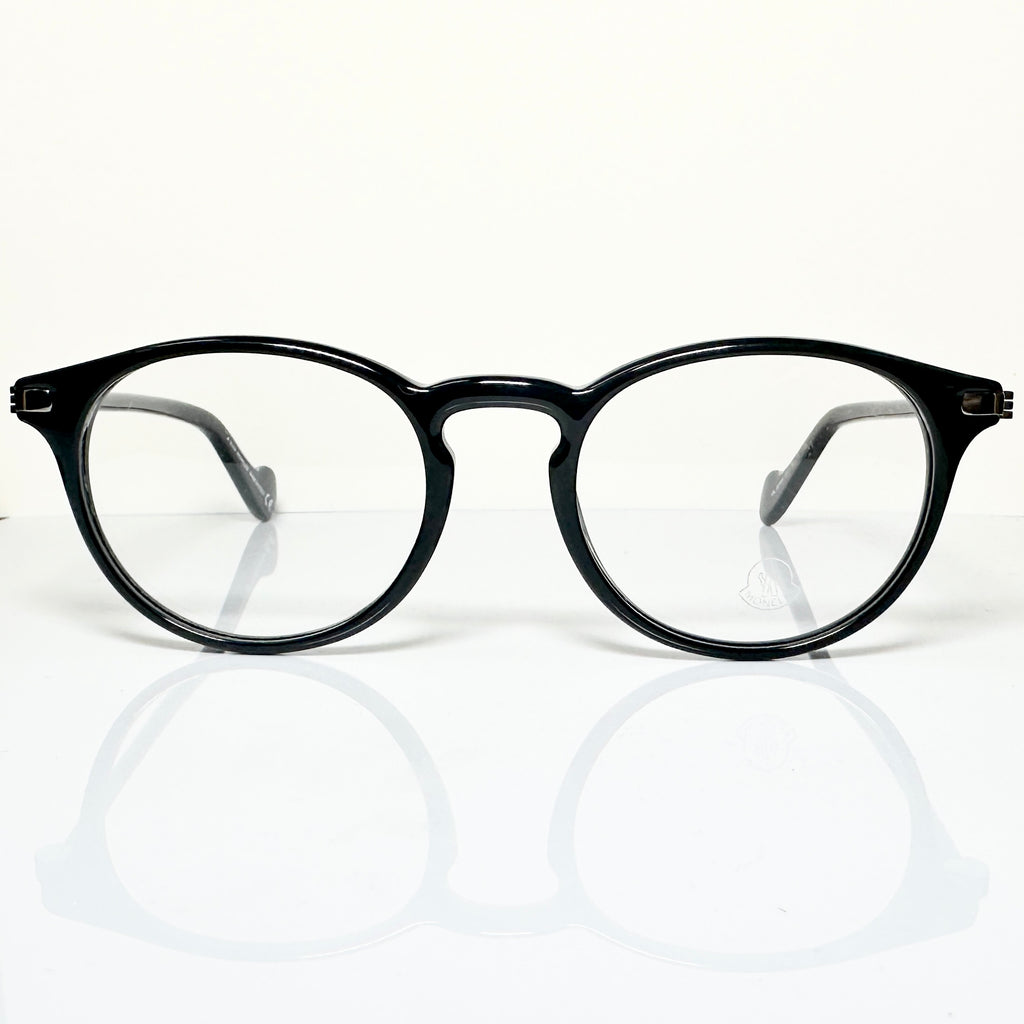Moncler ML5044 V001 Unisex Eyeglasses Frame in Black - Authentic New
