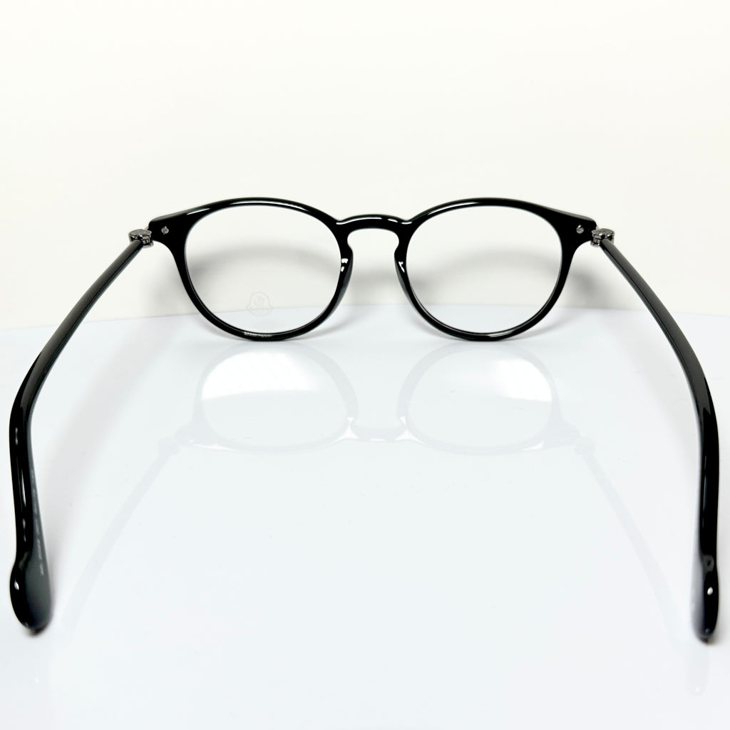 Moncler ML5044 V001 Unisex Eyeglasses Frame in Black - Authentic New