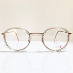 Look Occhiali 10810 M5 Crown Panto Eyeglasses Frames in Gold Pink - Authentic New