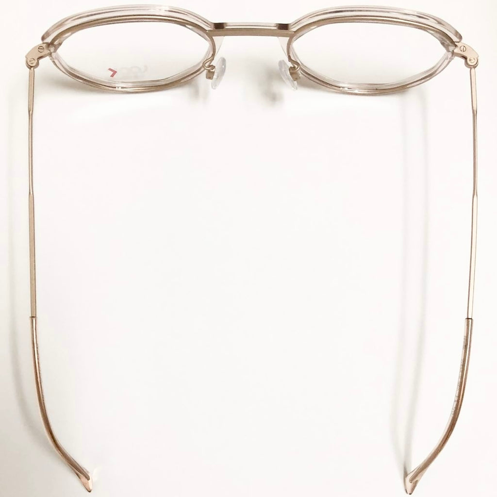 Look Occhiali 10810 M5 Crown Panto Eyeglasses Frames in Gold Pink - Authentic New
