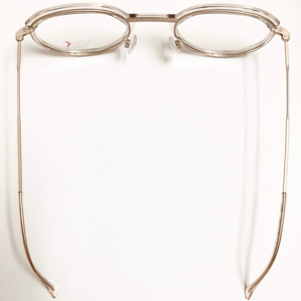 Look Occhiali 10810 M5 Crown Panto Eyeglasses Frames in Gold Pink - Authentic New