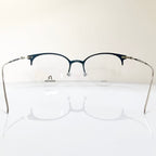 RODENSTOCK R7085 D Unisex Eyeglasses Frames in Dark Blue/Silver - Authentic New