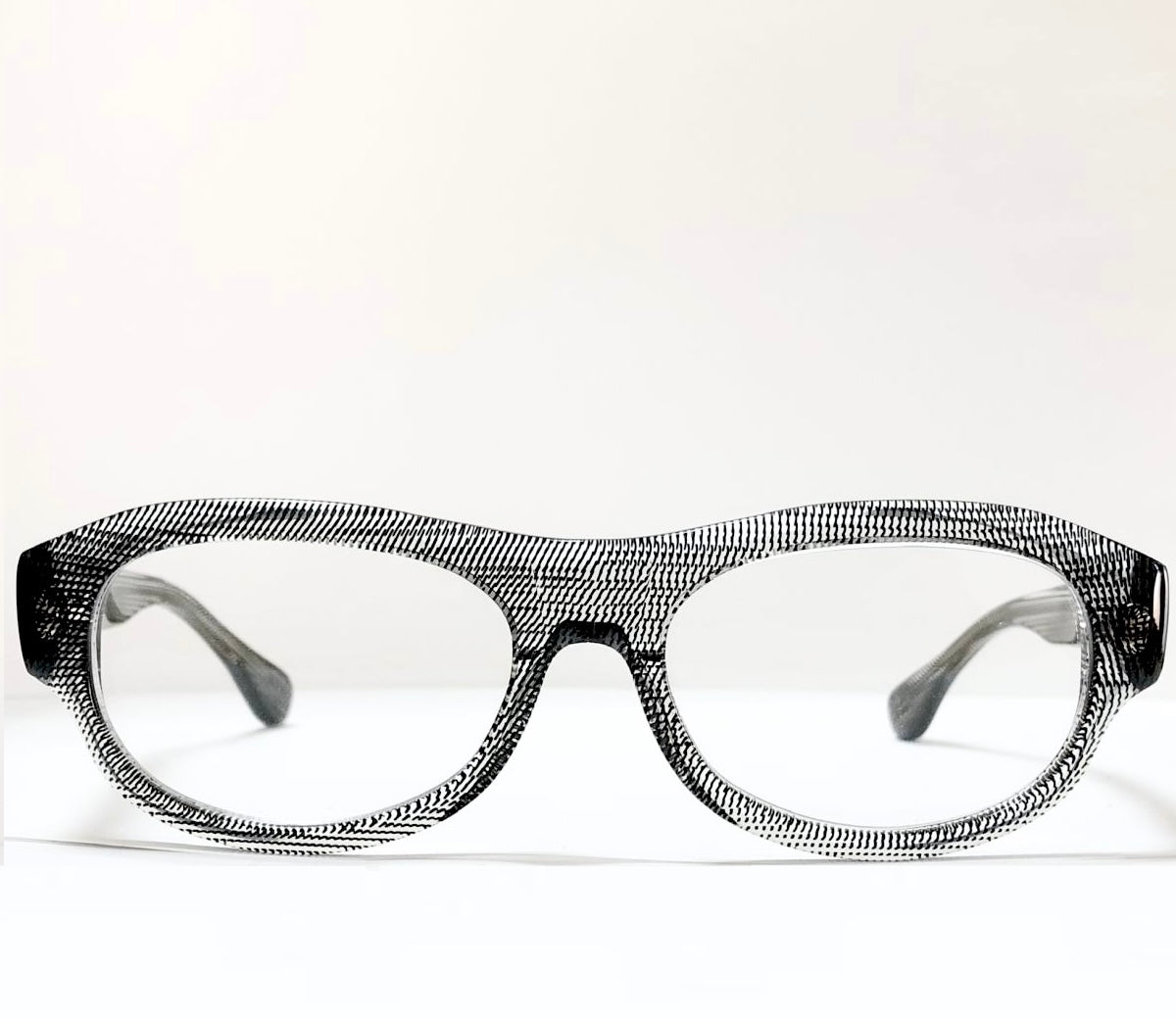 VUE DC JET Unisex Eyeglasses Frame in Black/Clear  - Authentic New