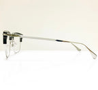 dunhill VDH157 Men's Eyeglasses Frame in Black/silver - Authentic New