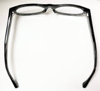 VUE DC JET Unisex Eyeglasses Frame in Black/Clear  - Authentic New