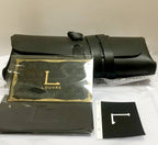 LOUVR - NEWTON Buffalo Horn Sunglasses Frames in Black - Authentic New