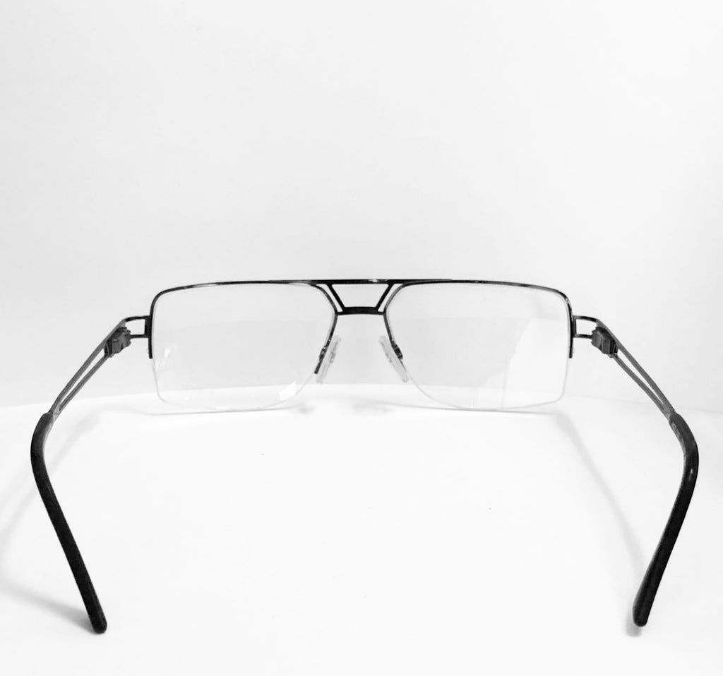 CAZAL 7032 003 Eyeglasses Frames in Black / Antique Silver - New Authentic