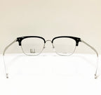 dunhill VDH157 Men's Eyeglasses Frame in Black/silver - Authentic New
