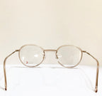 Look Occhiali 10810 M5 Crown Panto Eyeglasses Frames in Gold Pink - Authentic New