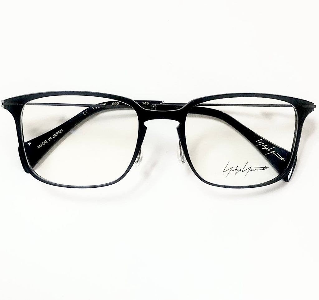 Yohji Yamamoto YY3029 002 Men's Eyeglasses Frame in Black - Authentic New