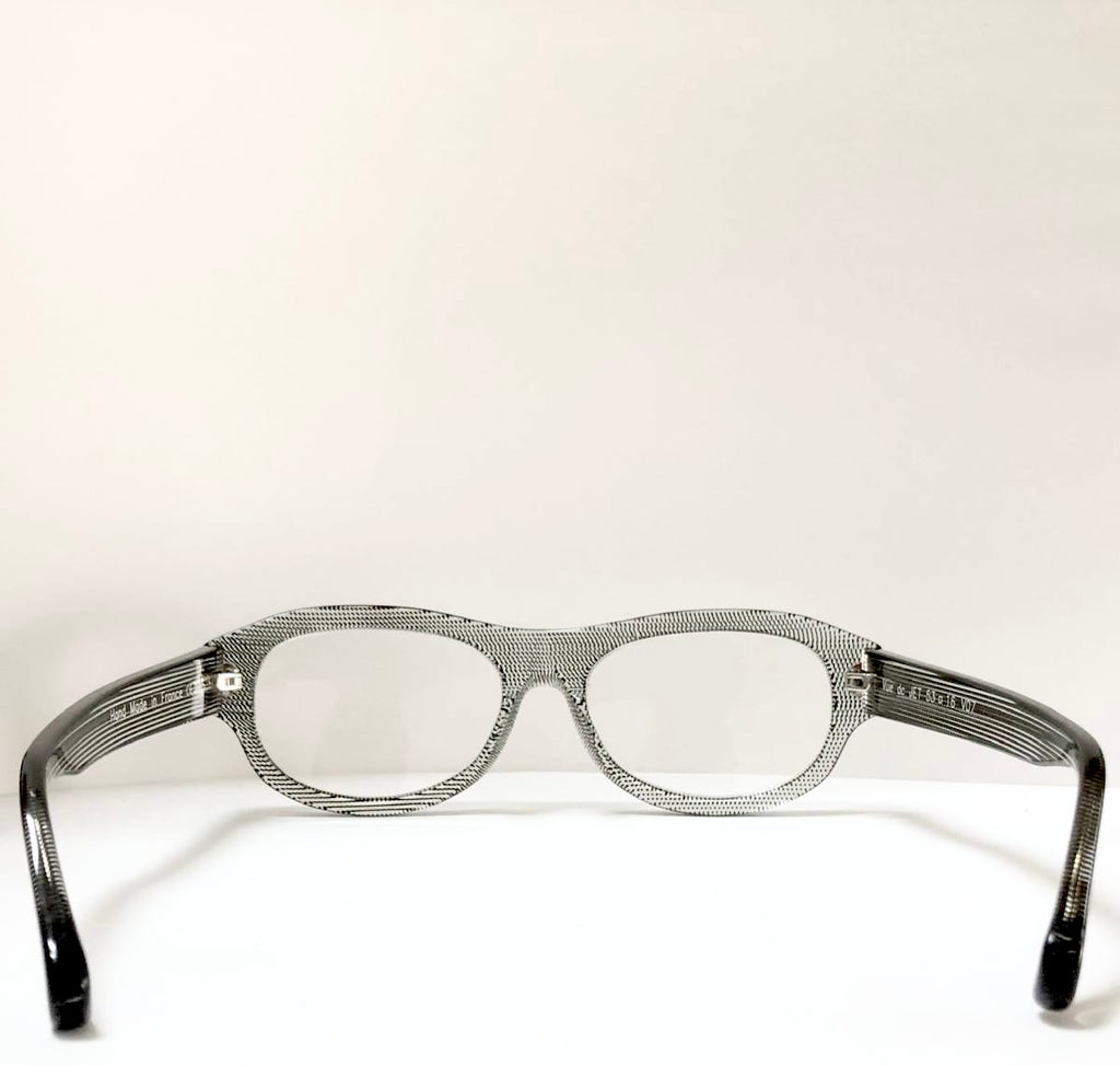 VUE DC JET Unisex Eyeglasses Frame in Black/Clear  - Authentic New