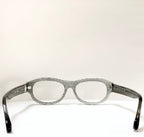 VUE DC JET Unisex Eyeglasses Frame in Black/Clear  - Authentic New