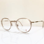 Look Occhiali 10810 M5 Crown Panto Eyeglasses Frames in Gold Pink - Authentic New