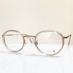 Look Occhiali 10810 M5 Crown Panto Eyeglasses Frames in Gold Pink - Authentic New
