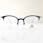 RODENSTOCK R7085 D Unisex Eyeglasses Frames in Dark Blue/Silver - Authentic New