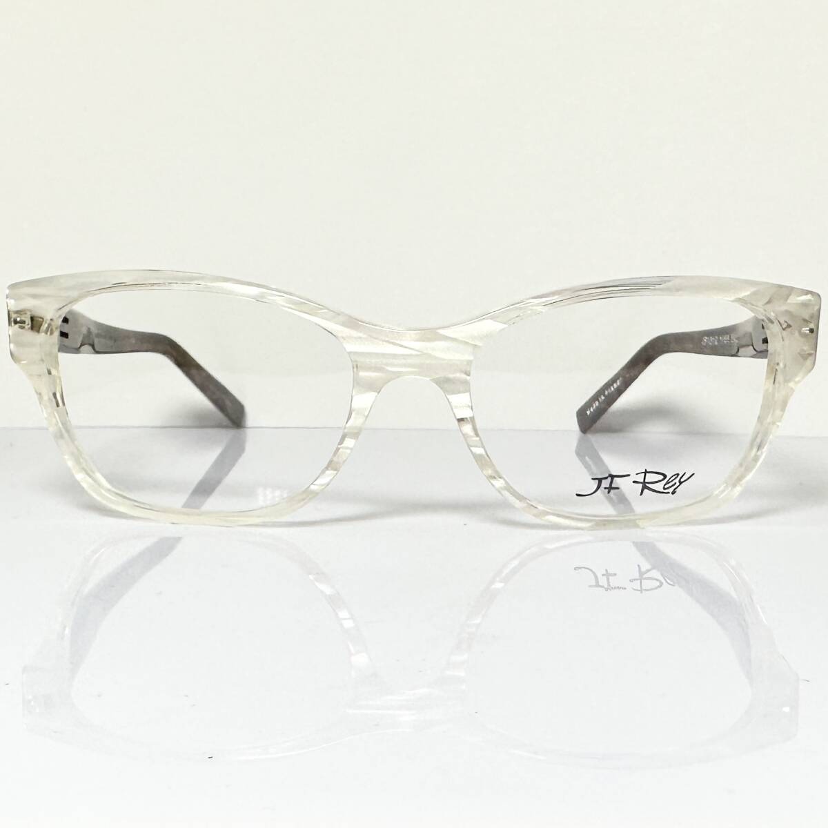 JF Rey JF1310 1055 Eyeglasses Frames in White/Brown - Authentic New