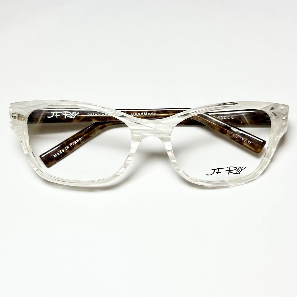 JF Rey JF1310 1055 Eyeglasses Frames in White/Brown - Authentic New