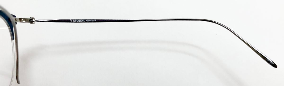 RODENSTOCK R7085 D Unisex Eyeglasses Frames in Dark Blue/Silver - Authentic New