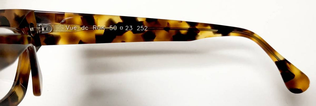 VUE DC ROK Women's Eyeglasses Frame in Tortoise  - Authentic New