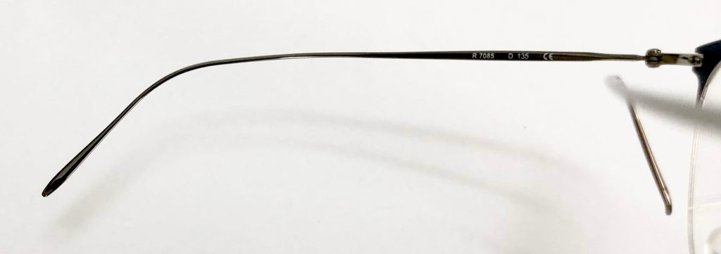 RODENSTOCK R7085 D Unisex Eyeglasses Frames in Dark Blue/Silver - Authentic New