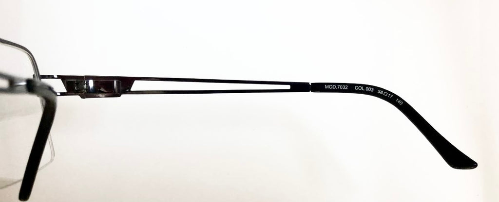 CAZAL 7032 003 Eyeglasses Frames in Black / Antique Silver - New Authentic