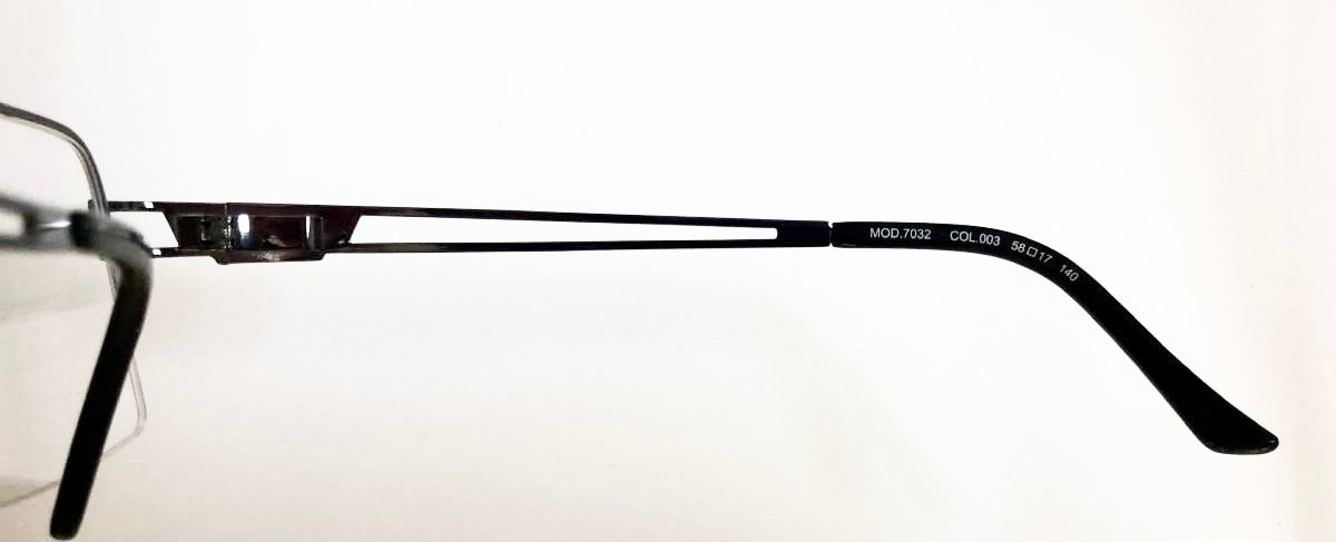 CAZAL 7032 003 Eyeglasses Frames in Black / Antique Silver - New Authentic