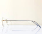 RODENSTOCK R7052 D Eyeglasses Frames in Gold/Grey - Authentic New