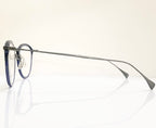 Yohji Yamamoto YY1042 606 Eyeglasses Frame in Blue- Authentic New
