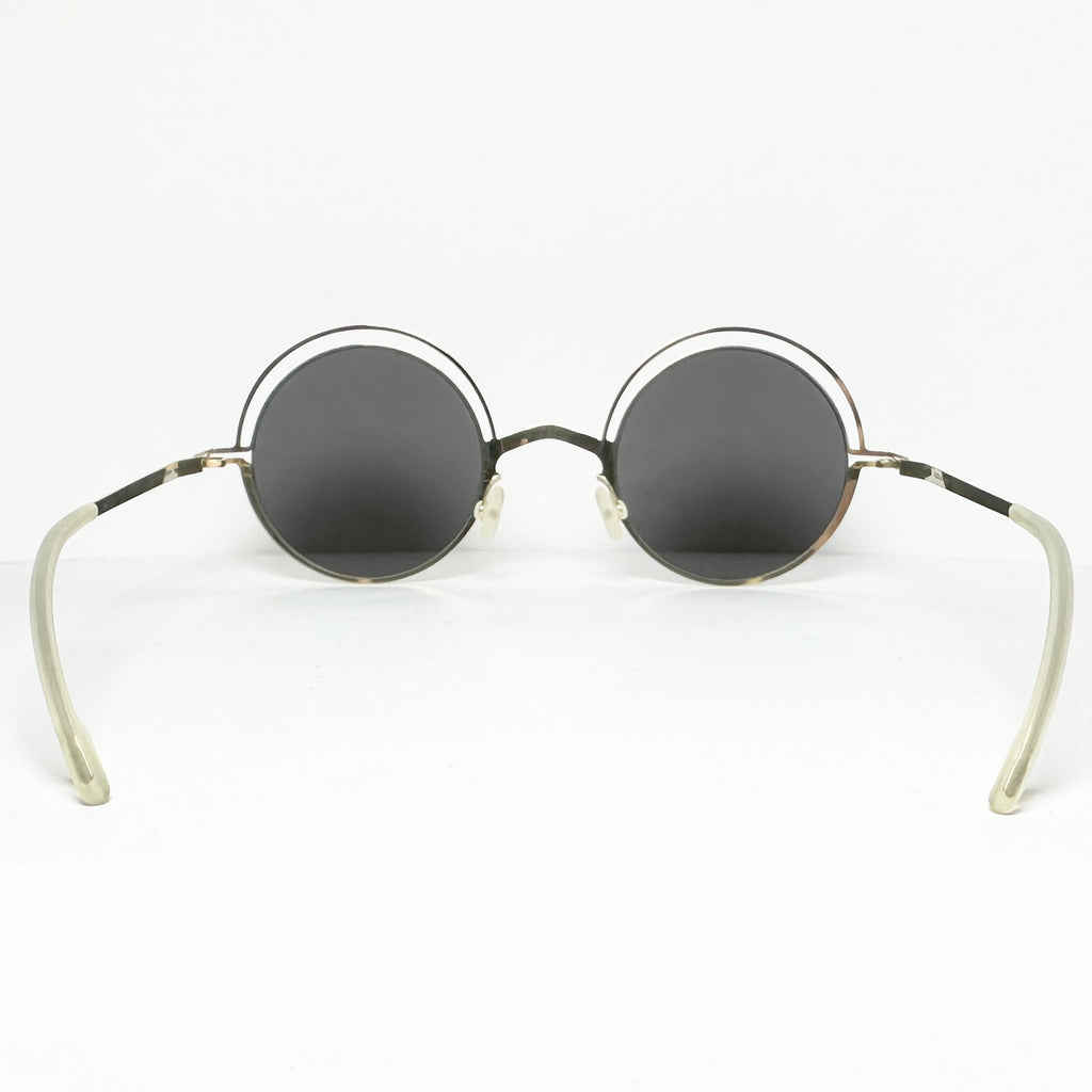 Mykita DECADES BUENO Unisex Sunglasses Frame in Glossy Gold - Authentic New