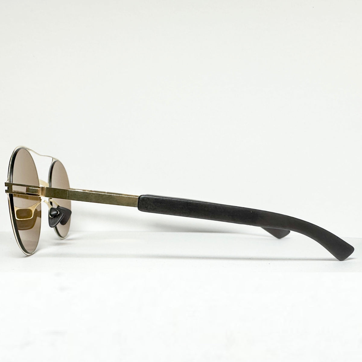 Mykita LUPINE MH2 SBR 244 Unisex Sunglasses Frame in Gold - Authentic New